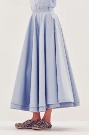 Double Layered Cotton Circle Skirt palmerharding at Palmer Harding