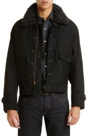 Double RL Kenton Faux Shearling Lined Corduroy Jacket at Nordstrom