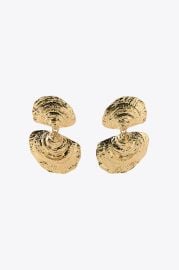 Double Shell Earrings at Zara