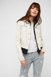 Double Weave Denim Jacket by Free People at Freepeople