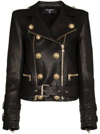 Double-breasted Biker Jacket at Farfetch