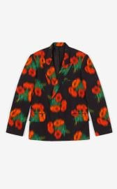 Double-breasted Coquelicot jacket at Kenzo