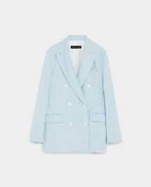 Double breasted blazer at Zara