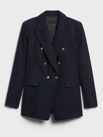 Double breasted blazer at Banana Republic