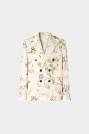 Double breasted men jacket with floral print Corbezzolo Antonio Marras at Antonio Marras