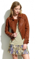 Double breasted moto jacket at Madewell at Madewell