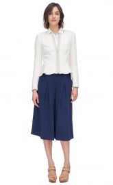 Double face jersey jacket at Rebecca Taylor