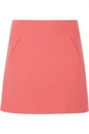 Double-faced wool-crepe mini skirt at The Outnet