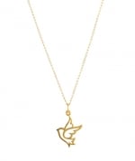 Dove charm necklace at Peggy Li