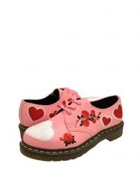 Dr. Martens 1461 Sequin Hearts Women\'s Leather Oxfords at Walmart