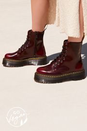 Dr Martens Vegan Jadon II Lace-Up Boots at Free People