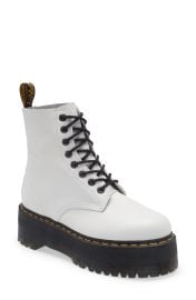 DrMartens 1460 Pascal Max Boot in Optical White  at Nordstrom