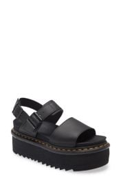 DrMartens Voss Quad Hydro Leather Platform Sandal at Nordstrom