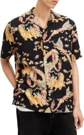 Dragon Print Camp Shirt at Nordstrom