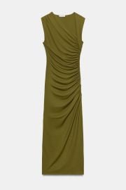Draped Midi Dress at Zara