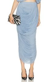 Draped Midi Skirt at FWRD