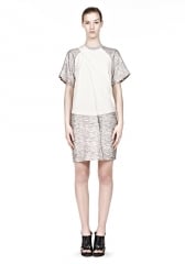 Draped Neck Tshirt Dress at Alexander Wang