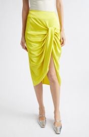Draped Satin Skirt at Nordstrom