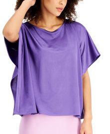 Draped-Sleeve Top at Macys