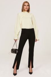 Draped Tie Sleeve Blouse by Osman Yousefzada Collective Rent the Runway at Rent the Runway