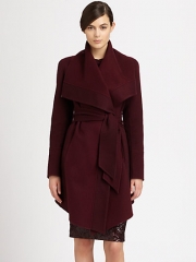 Draped coat by Donna Karan at Saks Fifth Avenue