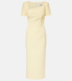 Draped crêpe cocktail dress at Mytheresa