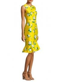 Draper James - Magnolia Ruffle Shift Dress at Saks Fifth Avenue