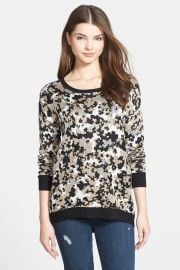 Drapey Camo Sweater at Nordstrom Rack