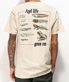 Dravus Life Goes On Cream T-Shirt at Zumiez