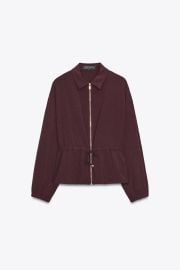 Drawstring Safari Jacket at Zara