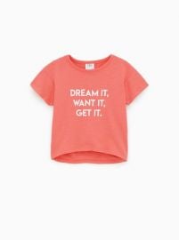 Dream It Want It Get It tee at Zara