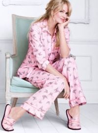 Dreamer Flannel Pajamas in Pink Butterflies at Victoria's Secret