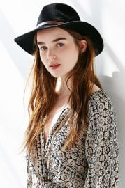 Dreamer Jute Nubby Panama Hat in Black at Urban Outfitters