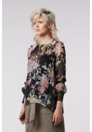 Dreams Yoryu Top with Lace Trim in Gypsy Flora by Once Was at Once Was