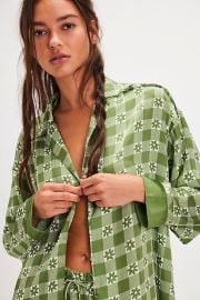 Dreamy Days Pyjama in Palm Combo at Free People