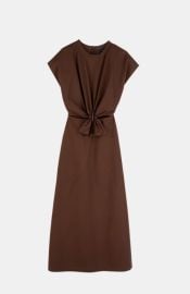 Dress Chocolate - Popelin Longchamp US at Longchamp