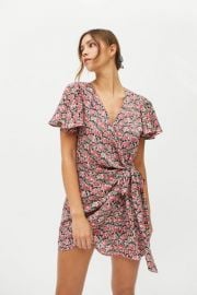 Dress Forum Floral Wrap Mini Dress at Urban Outfitters