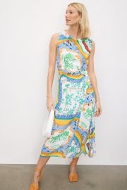 Dress in Crpe Scarf Print by Moschino Jeans Rent the Runway at Rent the Runway