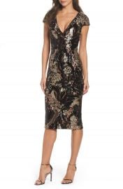 Dress the Population Allison Sequin Velvet Body-Con Dress  Nordstrom Exclusive at Nordstrom