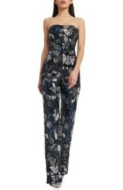 Dress the Population Andy Abstract Sequin Jumpsuit at Nordstrom