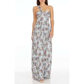 Dress the Population Idalia Floral One-Shoulder Gown at Nordstrom