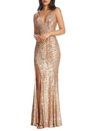 Dress the Population Iris Sequin Gown at Nordstrom