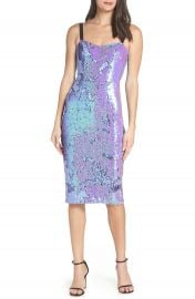 Dress the Population Lynda Iridescent Sequin Sheath Dress  Nordstrom Exclusive    Nordstrom at Nordstrom