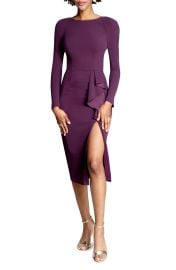 Dress the Population Micah Long Sleeve Sheath Dress at Nordstrom