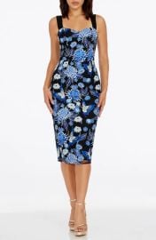 Dress the Population Nicole Floral Print Dress at Nordstrom