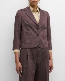 Dries Van Noten Bambis Tailored Short Jacket at Neiman Marcus