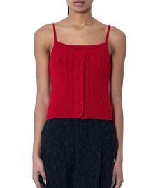 Dries Van Noten Buttoned Rib Tank Top at Cettire