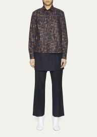 Dries Van Noten Cakool Tortoise Print Shirt - at Bergdorf Goodman