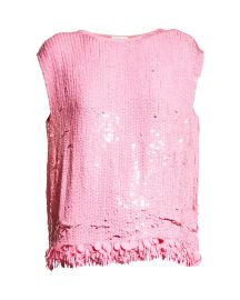 Dries Van Noten Cuzco Sequin Fringe Top at Neiman Marcus