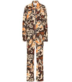 Dries Van Noten Floral Corduroy Jumpsuit at Mytheresa